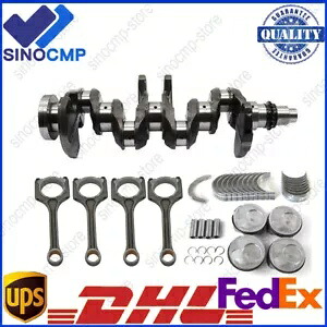 G4NC 2.0L エンジンクランクシャフトコンロッドベアリングセットピストンキットヒュンダイ起亜 G4NC 2.0L Engine Crankshaft Con Rods Bearings Set Pistons Kit For Hyundai KIA 【並行輸入品】|カスタムパーツ WORLD倉庫