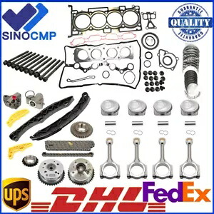 G4KJ エンジンオーバーホールリビルドキット コンロッド&タイミングキット付き HYUNDAI KIA 2.4L用 G4KJ Engine Overhaul Rebuild Kit w/Con Rods & Timing Kit For HYUNDAI KIA 2.4L 【並行輸入品】