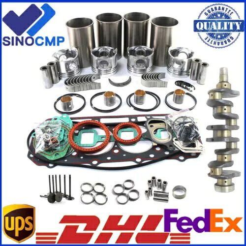 A2300 エンジン再構築キット & カミンズ大宇斗山フォークリフト用クランクシャフト A2300 Engine Rebuild Kit & Crankshaft For Cummins Daewoo Doosan Forklift Truck 【並行輸入品】