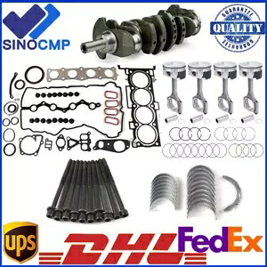 G4KJ 2.4L エンジン再構築キット - ヒュンダイ・キア用クランクシャフト & コンロッド & ピストン G4KJ 2.4L Engine Rebuild Kit - Crankshaft & Conrods & Pistons for Hyundai Kia 【並行輸入品】