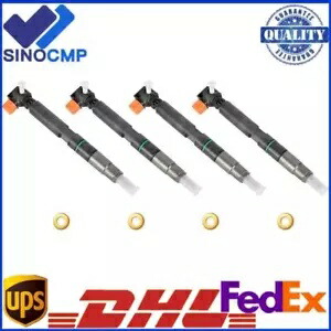 4x オリジナル新しい燃料インジェクター 銅ワッシャー付き Bobcat Doosan D18 D24 Delphi 用 4x Original New Fuel Injector w/ Copper Washer for Bobcat Doosan D18 D24 Delphi 【並行輸入品】|カスタムパーツ WORLD倉庫