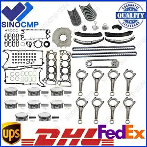 AJ133 5.0L エンジンリビルドキット - ジャガー XF XJ ランドローバー用タイミングキット & ロッド AJ133 5.0L Engine Rebuild Kit - Timing Kit & Rods For Jaguar XF XJ Land Rover 【並行輸入品】
