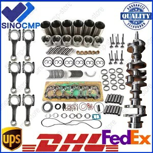 6D31 6D31T エンジン再構築キット - 三菱ふそうトラック用クランクシャフト & コンロッド 6D31 6D31T Engine Rebuild Kit - Crankshaft & Con Rods For Mitsubishi Fuso Truck 【並行輸入品】