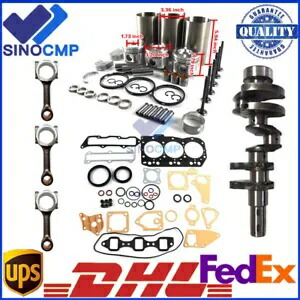 3TNE82 3TNE82A 3D82E エンジンリビルドキット & クランクシャフト & ヤンマー用コンロッド 3TNE82 3TNE82A 3D82E Engine Rebuild Kit & Crankshaft & Connecting Rod For Yanmar 【並行輸入品】