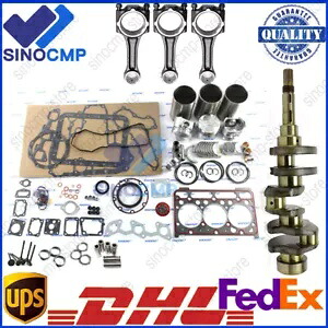 D1703 エンジン再構築キット - クボタ L3300DT L3410DT トラクター用クランクシャフト & ロッド D1703 Engine Rebuild Kit - Crankshaft & Rods For Kubota L3300DT L3410DT Tractor 【並行輸入品】｜カスタムパーツ WORLD倉庫