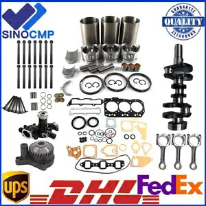 3D82AE エンジンリビルドキット - コマツ用クランクシャフト & コンロッド & オイル/ウォーターポンプ 3D82AE Engine Rebuild Kit -Crankshaft & Conrods & Oil / Water Pump For Komatsu 【並行輸入品】