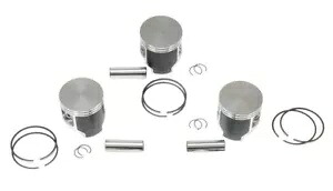 Arctic Cat ZRT 600 SPI ピストン 66.50mm 標準ストックボア 1996 1997 1998 - 3 個セット Arctic Cat ZRT 600 SPI Pistons 66.50mm Std Stock Bore 1996 1997 1998 - Set of 3 【並行輸入品】
