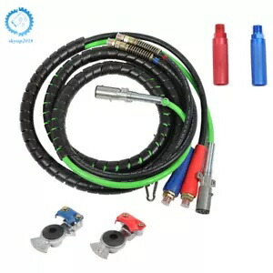 楽天市場】シングルトレーラー用 スパイラルエアホース赤／青 2本組