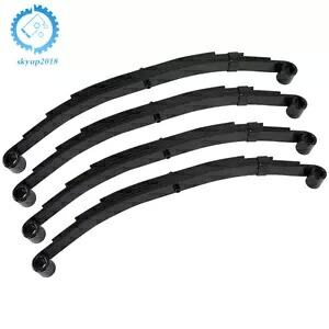 トレーラー リーフ スプリング 4 リーフ ダブル アイ キャップ 5000lbs アクスル セット 4 2500lbs 用 Trailer Leaf Spring 4 Leaf Double Eye Cap for 5000lbs Axle Set 4 2500lbs 【並行輸入品】