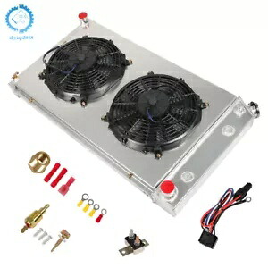 ラジエーターシュラウドファンリレー 3 列 1973-1991 シボレー C/K10 20 30 ピックアップブレザー/GMC Radiator Shroud Fan Relay 3Row For 1973-1991 Chevy C/K10 20 30 Pickup Blazer/GMC 【並行輸入品】