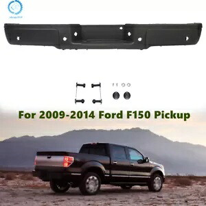 下塗りスチールリアバンパーアセンブリ 2009-2014 フォード F150 ピックアップ用 パークブラック付き Primered Steel Rear Bumper Assembly For 2009-2014 Ford F150 Pickup W/ Park Black 【並行輸入品】