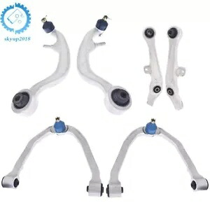 G35 350Z RWD クーペフロントサスペンションロアコントロールアーム 6pc キットセットに適合 Fit For G35 350Z RWD Coupe Front Suspension Lower Control Arm 6pc Kit Set 【並行輸入品】|カスタムパーツ WORLD倉庫