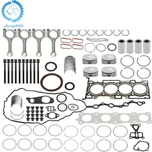 G4KJ 2.4L エンジン再構築ピストンガスケットオーバーホールキットヒュンダイ起亜 2011-2020 G4KJ 2.4L Engine Rebuild Pistons Gasket Overhaul Kit For HYUNDAI KIA 2011-2020 【並行輸入品】|カスタムパーツ WORLD倉庫