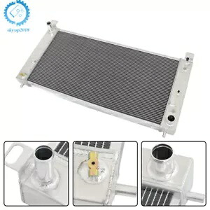 3 列アルミラジエーター 2000-2013 シボレー シルバラード 1500 2500 タホ GMC シエラ用 3Row Aluminum Radiator For 2000-2013 Chevy Silverado 1500 2500 Tahoe GMC Sierra 【並行輸入品】