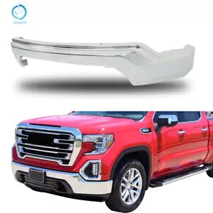 2019-21 GMC シエラ 1500 センサーなしクロームスチールフロントバンパー GM1002878 For 2019-21 GMC Sierra 1500 Without Sensors Chrome Steel Front Bumper GM1002878 【並行輸入品】
