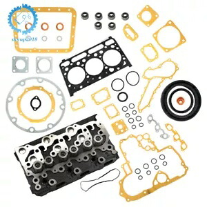シリンダーヘッド + フルガスケットクボタ D1703 エンジンボブキャット 238 325 328 ショベル Cylinder Head+Full Gasket For Kubota D1703 Engine Bobcat 238 325 328 Excavator 【並行輸入品】