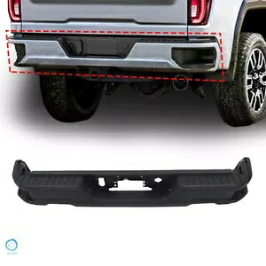 スチール リアバンパー アセンブリ デュアル Exhuast 付き 2019 20-23 シルバラード シエラ 1500 Steel Rear Bumper Assembly w/ Dual Exhuast For 2019 20-23 Silverado Sierra 1500 【並行輸入品】