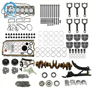 N55 3.0L エンジンオーバーホールリビルドキット クランクシャフト/コンロッド/タイミングセット付き BMW用 N55 3.0L Engine Overhaul Rebuild Kit w/Crankshaft/Con Rods/Timing Set For BMW 【並行輸入品】|カスタムパーツ WORLD倉庫