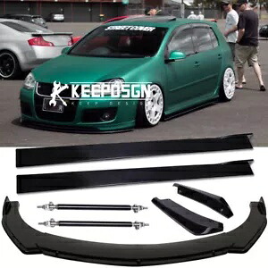 VW ゴルフ GTI MK5 MK6 MK7 サイドスカートリアフロントバンパーリップスプリッタースタートロッド For VW Golf GTI MK5 MK6 MK7 Side Skirt Rear Front Bumper Lip Splitter Sturt Rods 【並行輸入品】