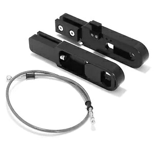 ボルトオンスイングアームエクステンション 6インチ-9インチとブレーキライン スズキ GSXR 1000 2009-2016用 Bolt on Swingarm Extension 6\