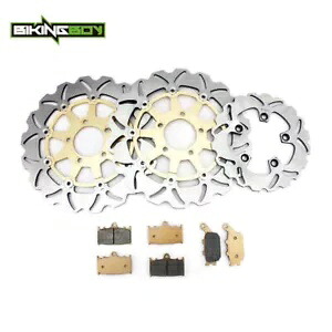 スズキ SV 1000 S SV1000 (03 04 05 06 07) 用フロント 2 リア ブレーキローターパッド 2 個 2 Front 1 Rear Brake Rotors Pads for Suzuki SV 1000 S SV1000 (03 04 05 06 07) 【並行輸入品】｜カスタムパーツ WORLD倉庫