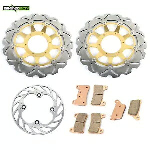 CBR 1000 RR CBR1000RR 08-16 非 ABS フロントリアブレーキローターディスクパッドホンダ用 CBR 1000 RR CBR1000RR 08-16 non abs Front Rear Brake Rotors Disc Pads for Honda 【並行輸入品】｜カスタムパーツ WORLD倉庫