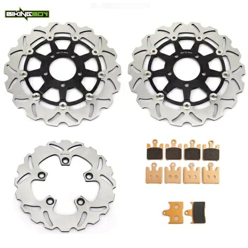 3 フロントリアブレーキローターパッド スズキ GSXR 1000 (2003) GSXR1000 GSX-R1000用 3 Front Rear Brake Rotors Pads for Suzuki GSXR 1000 (2003) GSXR1000 GSX-R1000 【並行輸入品】 56,760円