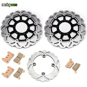 ホンダ CBR1000RR 2006 2007 CBR 1000 RR フロントリアブレーキディスクローターパッド波 For Honda CBR1000RR 2006 2007 CBR 1000 RR Front Rear Brake Disc Rotors Pads Wave 【並行輸入品】|カスタムパーツ WORLD倉庫