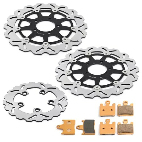 ステンレススチール F+R ブレーキローター ディスク + パッド スズキ GSXR 1000 GSX-R 1000 (2003) Stainless Steel F+R Brake Rotor Disc+Pads for Suzuki GSXR 1000 GSX-R 1000 (2003) 【並行輸入品】｜カスタムパーツ WORLD倉庫