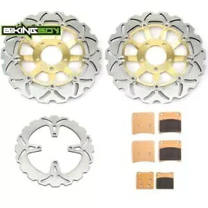 新しいフロント + リアブレーキローター + パッドスズキカタナ GSX 600 F GSX 750 F 1989-1997 New Front+Rear Brake Rotors+Pads For Suzuki Katana GSX 600 F GSX 750 F 1989-1997 【並行輸入品】|カスタムパーツ WORLD倉庫