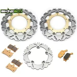 フロント 2 リア ブレーキローター ディスクパッド 2 個 ヤマハ XSR 900 ABS 2016-2024 23 MT-09 用 2 Front 1 Rear Brake Rotors Discs Pads for Yamaha XSR 900 ABS 2016-2024 23 MT-09 【並行輸入品】|カスタムパーツ WORLD倉庫