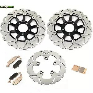 F+ R ブレーキローターパッド スズキ カタナ GSX600F GSX750F 1998-2002 GSX 600 750 F F+ R Brake Rotors Pads for Suzuki Katana GSX600F GSX750F 1998-2002 GSX 600 750 F 【並行輸入品】