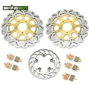 フロントリアブレーキローターパッド 2003 GSXR1000 GSX-R GSXR 1000 (2003) スズキ用 Front Rear Brake Rotors Pads 2003 GSXR1000 GSX-R GSXR 1000 (2003) for Suzuki 【並行輸入品】