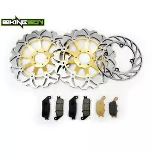 CBR600F 95-98 フロントリアブレーキディスクローター + パッドホンダ CBR600F3 スーパースポーツ CBR600F 95-98 Front Rear Brake Discs Rotors + Pads For Honda CBR600F3 SuperSport 【並行輸入品】｜カスタムパーツ WORLD倉庫