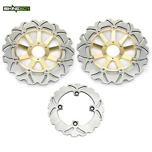 3 個フロントリアブレーキローターホンダ 00-2006 CB600F CB 600 F ホーネット 01 02 03 3PCs Front Rear Brake Rotors For Honda 00-2006 CB600F CB 600 F Hornet 01 02 03 【並行輸入品】|カスタムパーツ WORLD倉庫