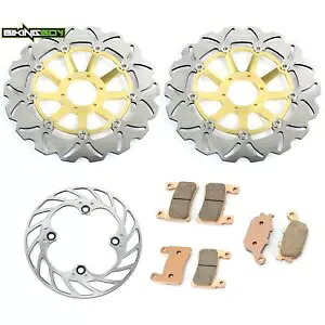 フロントリアブレーキディスクローターパッドホンダ CBR 900 RR 1998 1999 CBR900RR 98 99 Front Rear Brake Disc Rotors Pads For Honda CBR 900 RR 1998 1999 CBR900RR 98 99 【並行輸入品】|カスタムパーツ WORLD倉庫