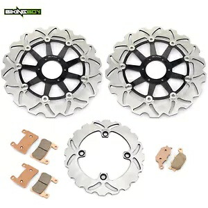 フロントリアブレーキローターディスク + パッドホンダ CBR 600 F4 CBR600F 1999 2000 FX 年度 Front Rear Brake Rotors Discs+Pads For Honda CBR 600 F4 CBR600F 1999 2000 FX FY 【並行輸入品】