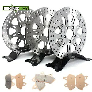 フロント リア 11.5 ブレーキ ローター パッド ツーリング エレクトラグライド ウルトラ クラシック ロード グライド Front Rear 11.5 Brake Rotors Pads Touring Electra Glide Ultra Classic Road Glide 【並行輸入品】
