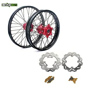 ホンダ 21 + 19 CNC 加工ホイール CRF250R CRF250X 04-13 CRF450R 02-12 CRF450X For Honda 21+19 CNC Machined Wheels CRF250R CRF250X 04-13 CRF450R 02-12 CRF450X 【並行輸入品】|カスタムパーツ WORLD倉庫