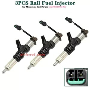 三菱 6M60 扶桑 ME302143 095000-5450 用ディーゼル燃料インジェクター 3 個セット Set of 3 Diesel Fuel Injector For MITSUBISHI 6M60 Fuso ME302143 095000-5450 【並行輸入品】