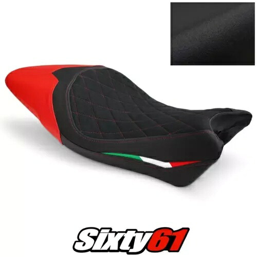 Ducati Monster 797 シートカバー 2017 2018 2019 2020 レッド Luimoto スエード カーボン Ducati Monster 797 Seat Cover 2017 2018 2019 2020 Red Luimoto Suede Carbon 【並行輸入品】