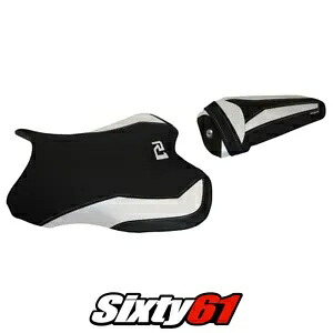 ヤマハ YZF R1 2015-2019 2020 2021 2022 2023 シートカバー Tappezzeria ホワイト ブラック Yamaha YZF R1 2015-2019 2020 2021 2022 2023 Seat Cover Tappezzeria White Black 【並行輸入品】