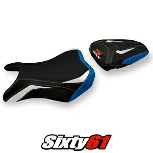 スズキ GSXS 750 2017-2019 2020 2021 2022 シートカバー Tappezzeria ホワイト ブルー ブラック Suzuki GSXS 750 2017-2019 2020 2021 2022 Seat Cover Tappezzeria White Blue Black 【並行輸入品】｜カスタムパーツ WORLD倉庫