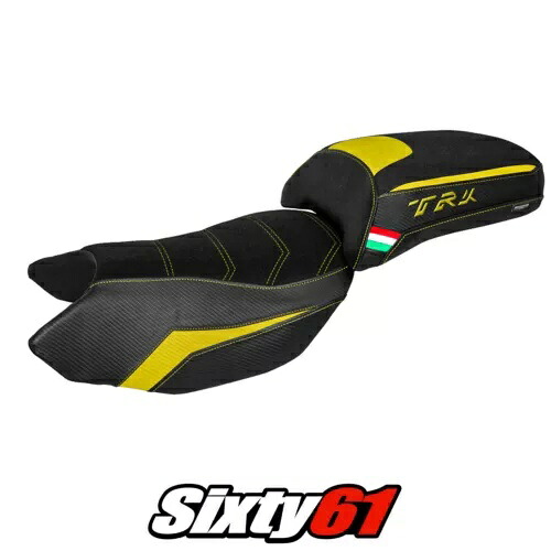 Benelli TRK 502 2017-2020 2021 2022 2023 シートカバー Tappezzeria ウルトラグリップ イエロー Benelli TRK 502 2017-2020 2021 2022 2023 Seat Cover Tappezzeria Ultragrip Yellow 【並行輸入品】