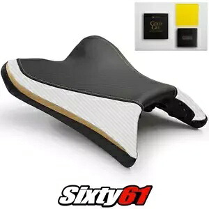ヤマハ FZ8 Fazer 8 シートカバーとジェル 2010-2012 2013 2014 ホワイト Luimoto カーボン Yamaha FZ8 Fazer 8 Seat Cover and Gel 2010-2012 2013 2014 White Luimoto Carbon 【並行輸入品】