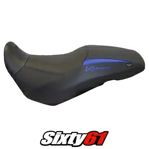 スズキ VStrom 650 2017-2020 2021 2022 2023 シートカバー Tappezzeria ブルー ブラック Suzuki VStrom 650 2017-2020 2021 2022 2023 Seat Cover Tappezzeria Blue Black 【並行輸入品】|カスタムパーツ WORLD倉庫