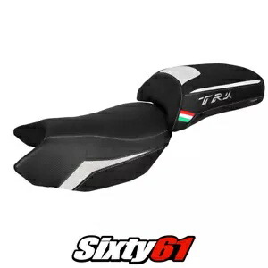 ベネリ TRK 502 2017-2019 2020 2021 2022 2023 シートカバー Tappezzeria ホワイト ブラック Benelli TRK 502 2017-2019 2020 2021 2022 2023 Seat Cover Tappezzeria White Black 【並行輸入品】