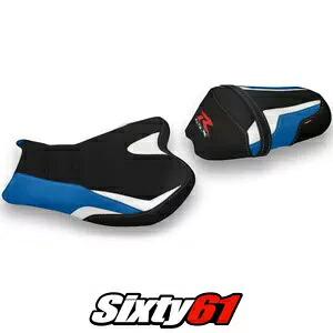 スズキ GSXR 1000 2009-2014 2015 2016 シートカバー Tappezzeria Ultragrip ホワイト ブルー Suzuki GSXR 1000 2009-2014 2015 2016 Seat Cover Tappezzeria Ultragrip White Blue 【並行輸入品】