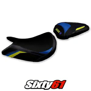 スズキ GSXS 1000 2015 2016 2017 2018 2019 2020 シートカバー Tappezzeria ブルー イエロー Suzuki GSXS 1000 2015 2016 2017 2018 2019 2020 Seat Cover Tappezzeria Blue Yellw 【並行輸入品】