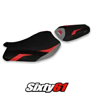 スズキ GSXR 1000 2017-2019 2020 2021 2022 2023 シートカバー Tappezzeria レッドグレー Suzuki GSXR 1000 2017-2019 2020 2021 2022 2023 Seat Cover Tappezzeria Red Grey 【並行輸入品】